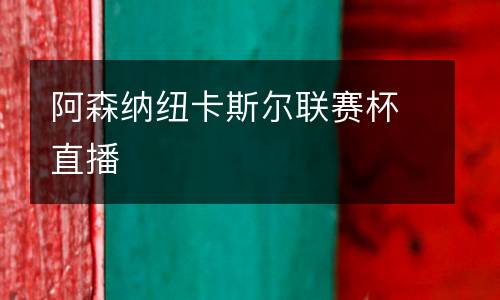 阿森納紐卡斯爾聯賽杯直播